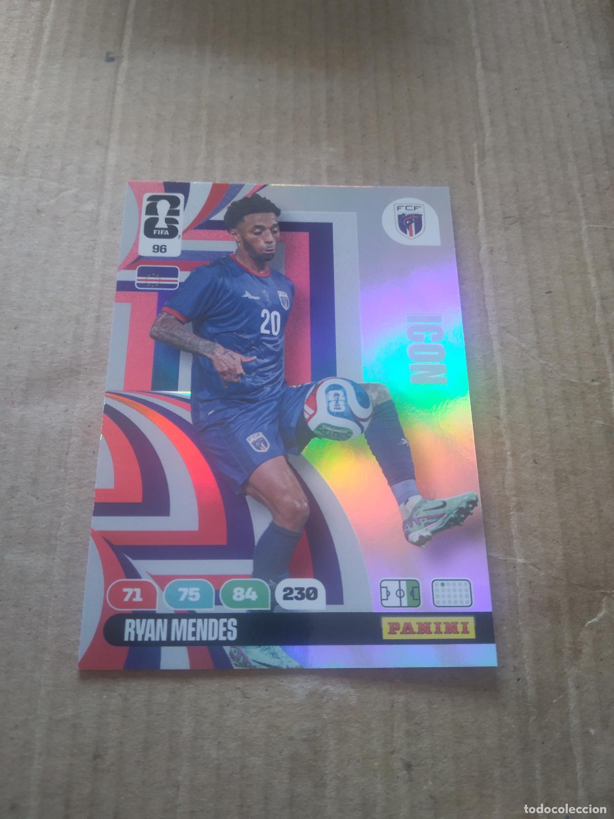 Cartes &agrave; collectionner de Football: 96 RYAN MENDES CABO VERDE CROMO FUTBOL PANINI ADRENALYN MUNDIAL 2026 WORLD CUP