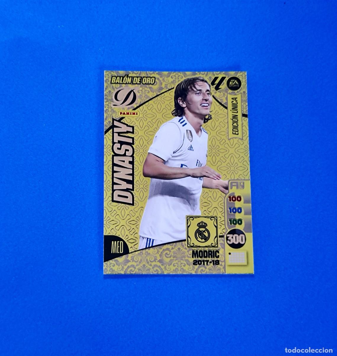 Cromos de f&uacute;tbol: Adrenalyn 2024 2025 / 24 25 Modric Edici&oacute;n &Uacute;nica Bal&oacute;n de Oro Dynasty 2017 2018 / 17 18