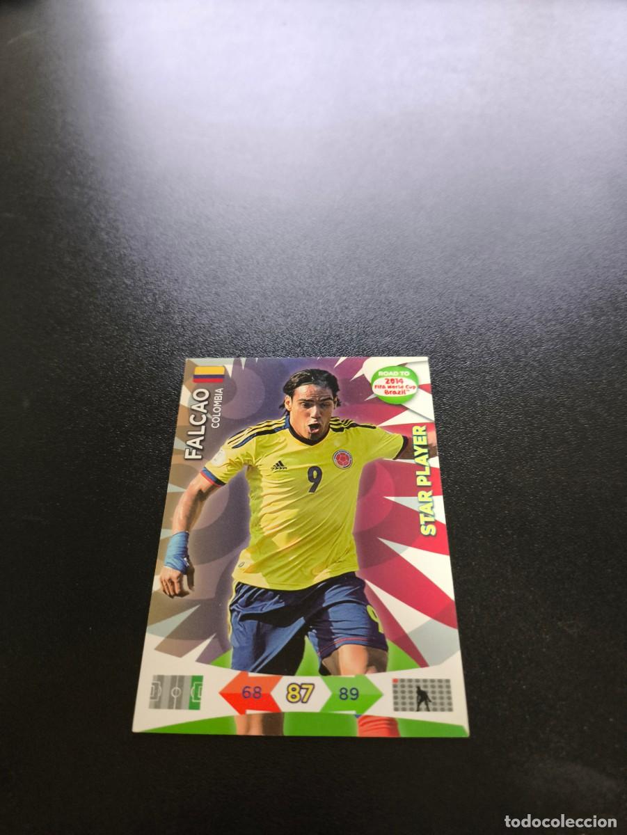 Cromos de f&uacute;tbol: Falcao STAR PLAYER COLOMBIA PANINI ADRENALYN ROAD TO WORLD CUP MUNDIAL BRASIL 2014 N LIGA