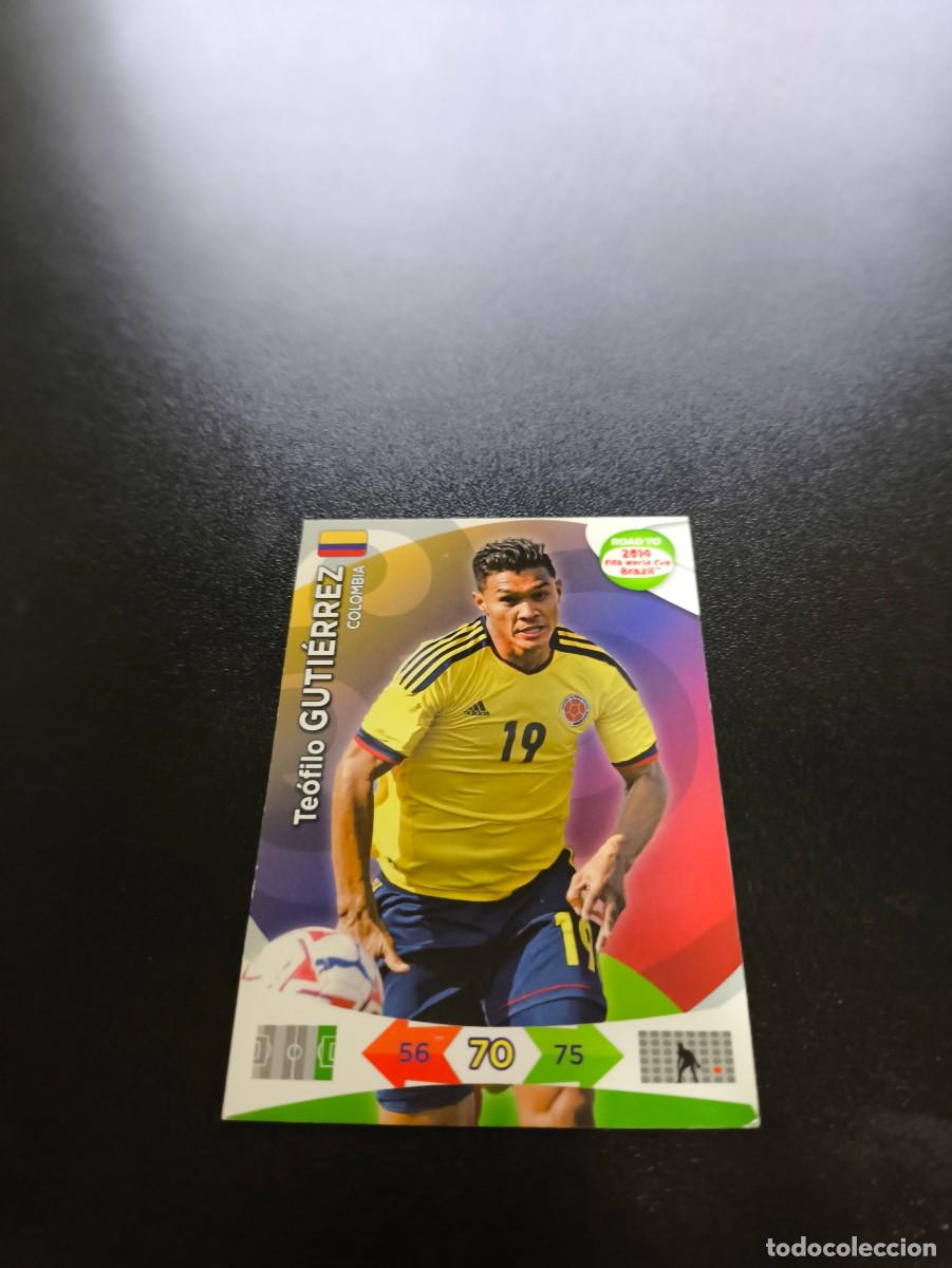 Cromos de f&uacute;tbol: Te&oacute;filo Guti&eacute;rrez COLOMBIA PANINI ADRENALYN ROAD TO WORLD CUP MUNDIAL BRASIL 2014 N LIGA ESTE