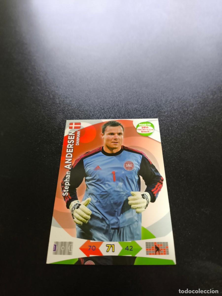 Cromos de f&uacute;tbol: Stephan Andersen DINAMARCA DENMARK PANINI ADRENALYN ROAD TO WORLD CUP MUNDIAL BRASIL 2014 N LIGA