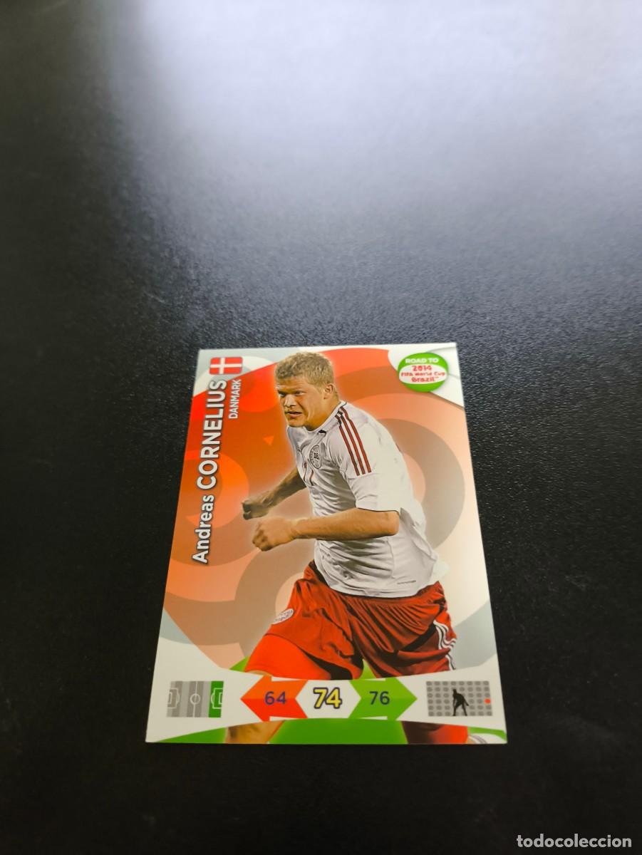 Cromos de f&uacute;tbol: Andreas Cornelius DENMARK DINAMARCA PANINI ADRENALYN ROAD TO WORLD CUP MUNDIAL BRASIL 2014 N LIGA