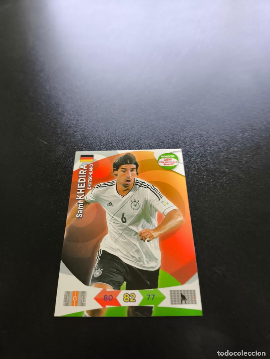 Cromos de f&uacute;tbol: Sami Khedira ALEMANIA GERMANY PANINI ADRENALYN ROAD TO WORLD CUP MUNDIAL BRASIL 2014 N LIGA