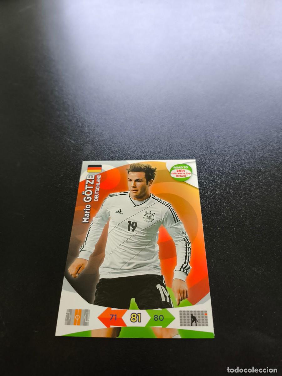 Cromos de f&uacute;tbol: Mario G&ouml;tze ALEMANIA GERMANY PANINI ADRENALYN ROAD TO WORLD CUP MUNDIAL BRASIL 2014 N LIGA
