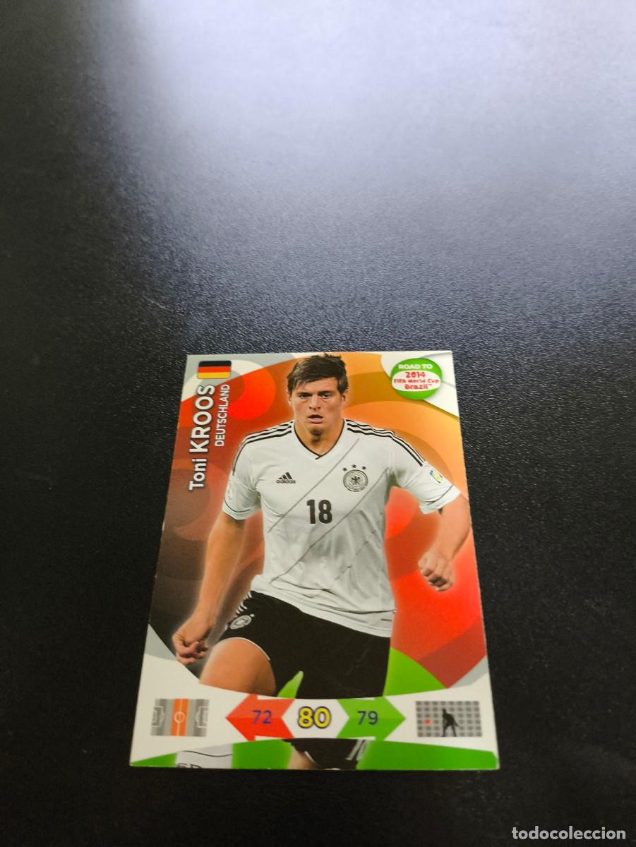 Cromos de f&uacute;tbol: Toni Kroos REAL MADRID ALEMANIA PANINI ADRENALYN ROAD TO WORLD CUP MUNDIAL BRASIL 2014 N LIGA