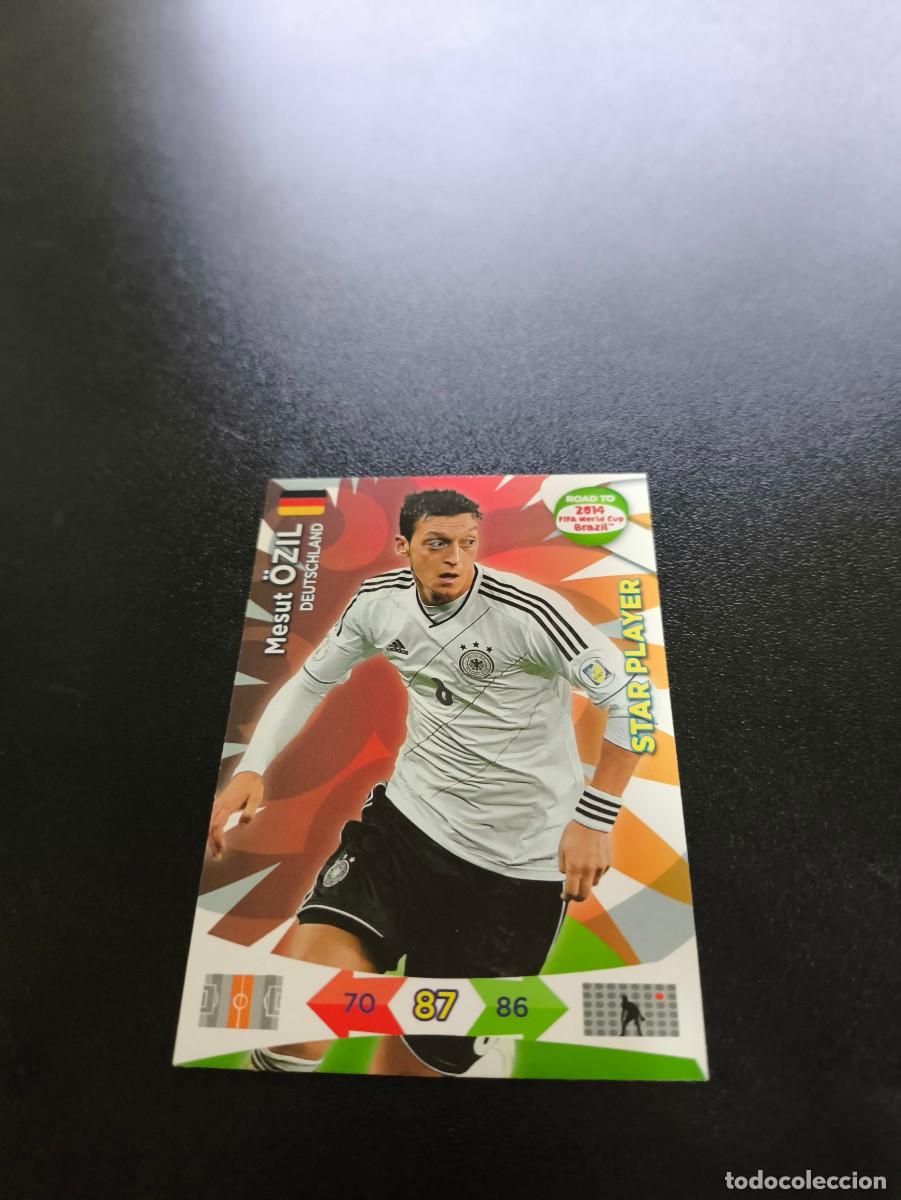 Cromos de f&uacute;tbol: Mesut &Ouml;zil STAR REAL MADRID ALEMANIA PANINI ADRENALYN ROAD TO WORLD CUP MUNDIAL BRASIL 2014 N LIGA