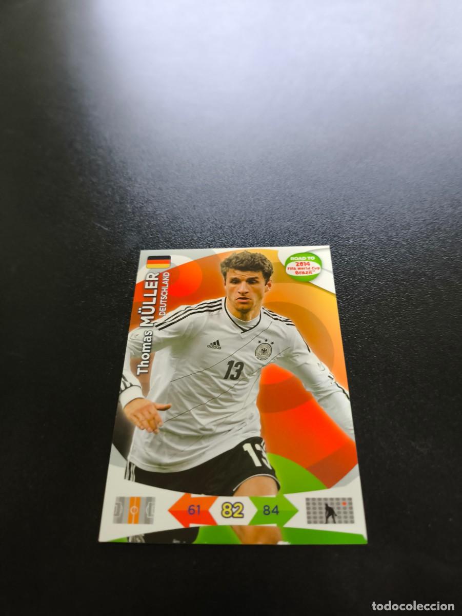 Cromos de f&uacute;tbol: Thomas M&uuml;ller GERMANY ALEMANIA PANINI ADRENALYN ROAD TO WORLD CUP MUNDIAL BRASIL 2014 N LIGA