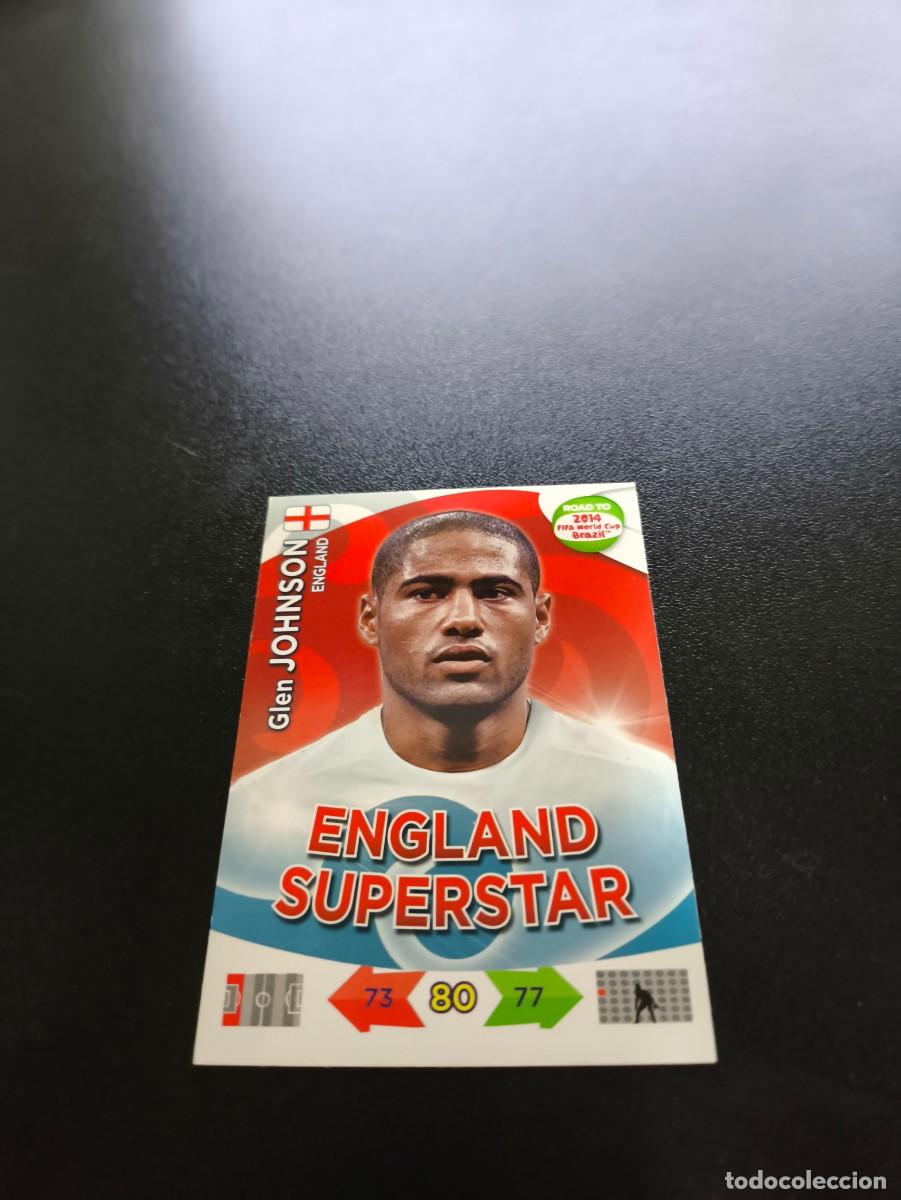 Cromos de Futebol: Glen Johnson SUPERSTAR UK VERSION INGLATERRA PANINI ADRENALYN ROAD TO WORLD CUP MUNDIAL BRASIL 2014