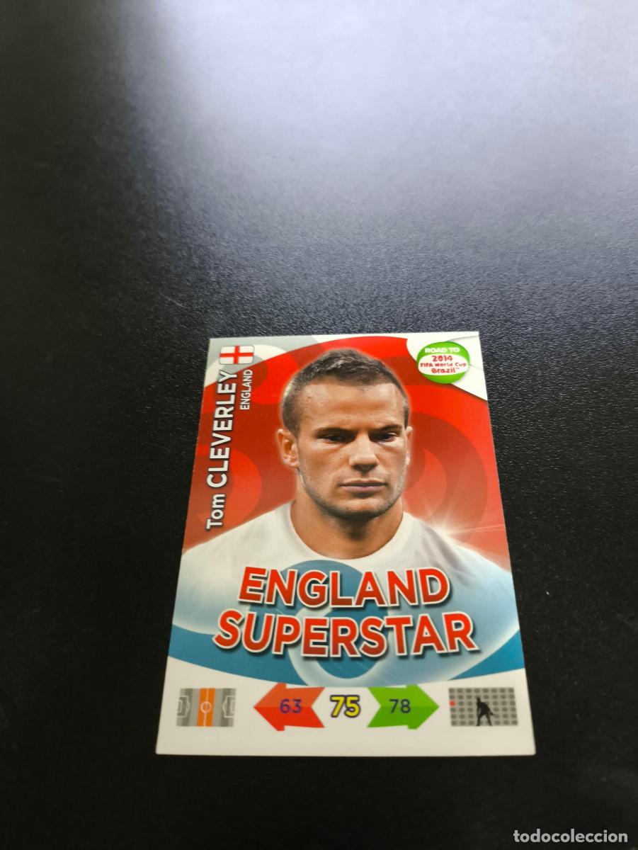 Cromos de F&uacute;tbol: Tom Cleverley SUPERSTAR UK VERSION INGLATERRA PANINI ADRENALYN ROAD TO WORLD CUP MUNDIAL BRASIL 2014