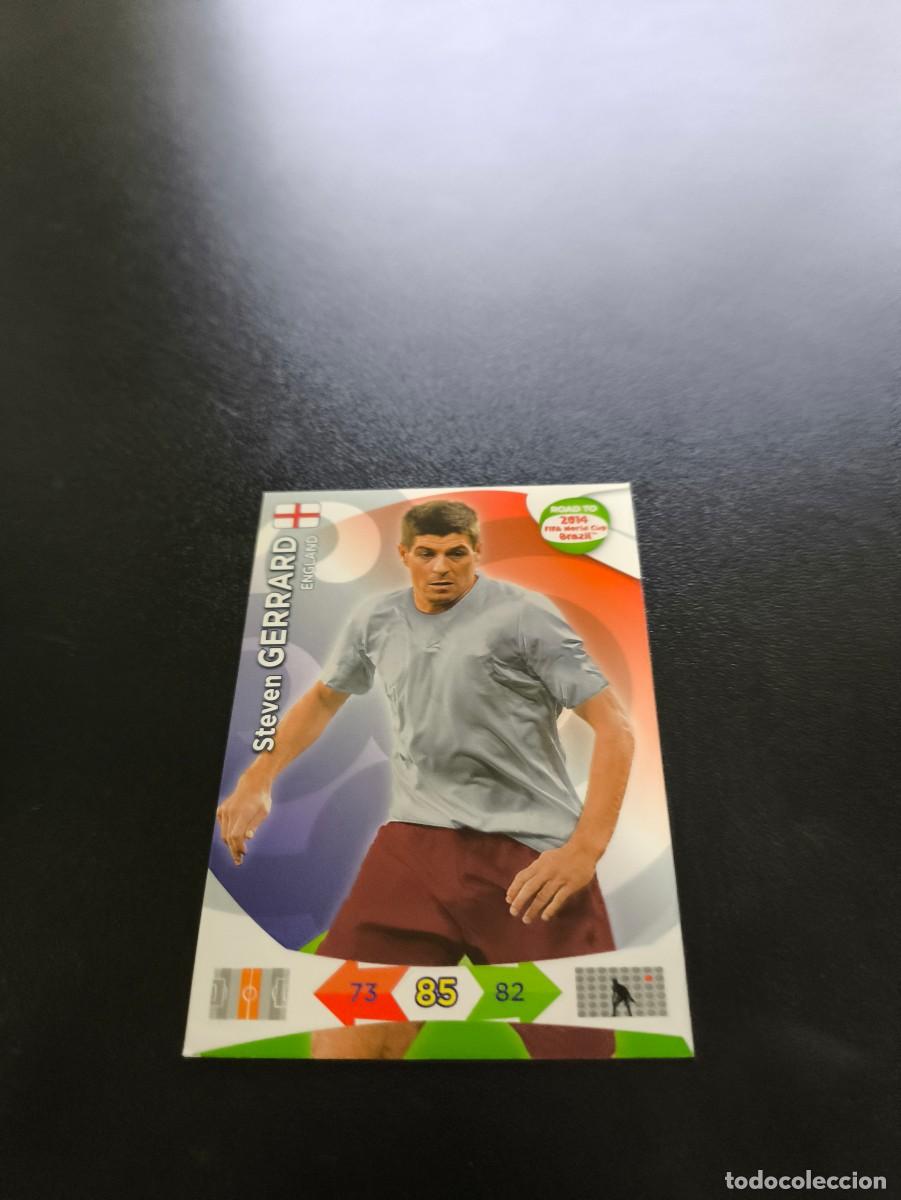 Cromos de F&uacute;tbol: Steven Gerrard INGLATERRA PANINI ADRENALYN ROAD TO WORLD CUP MUNDIAL BRASIL 2014