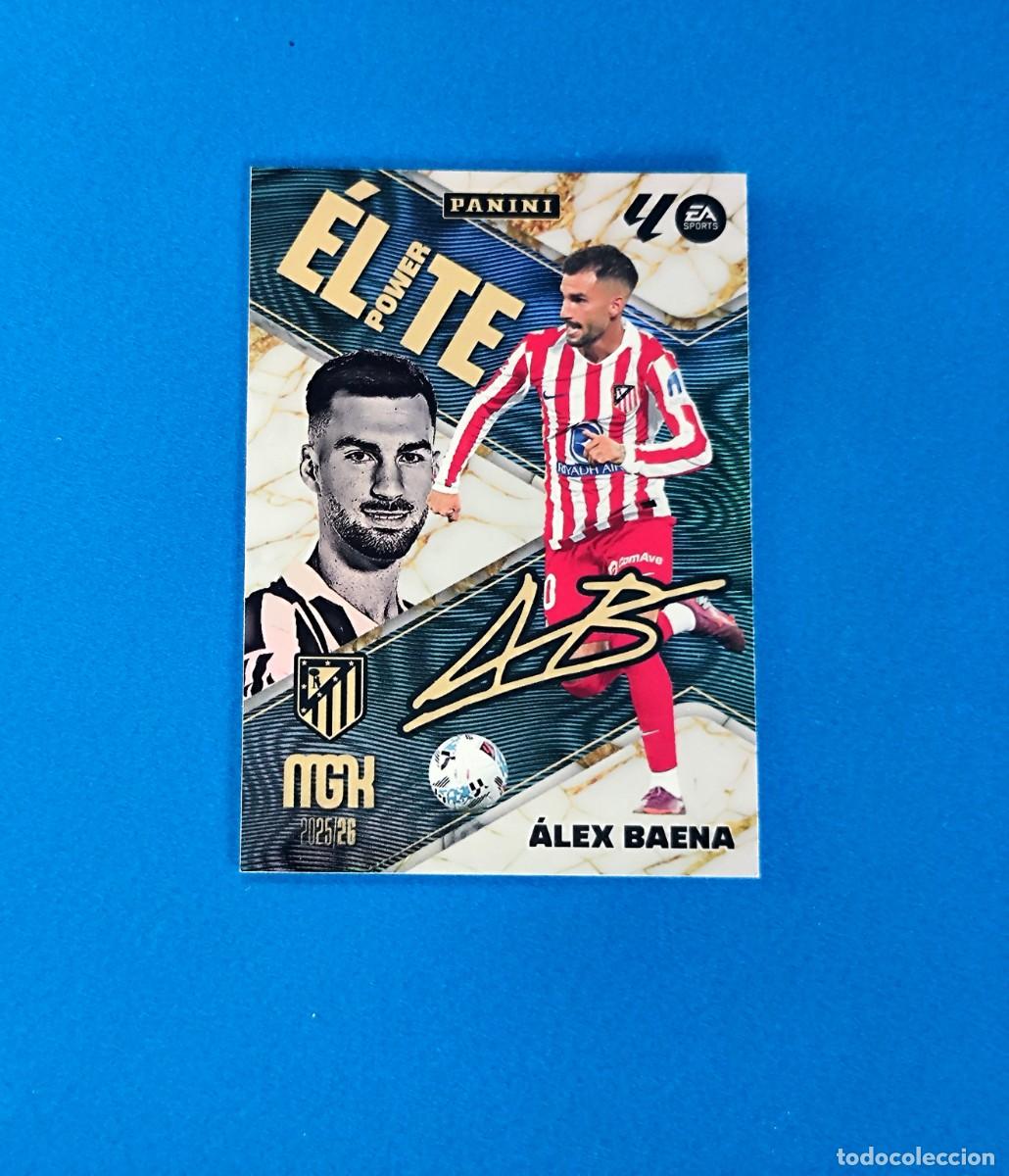 Cromos de F&uacute;tbol: Megacracks 2025 2026 / 25 26 &Aacute;lex Baena &Eacute;lite Power Atl&eacute;tico de Madrid