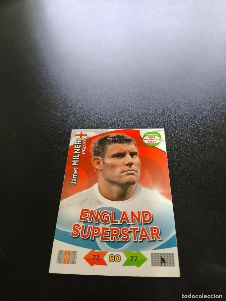 Cromos de F&uacute;tbol: James Milner SUPERSTAR UK VERSION INGLATERRA PANINI ADRENALYN ROAD TO WORLD CUP MUNDIAL BRASIL 2014