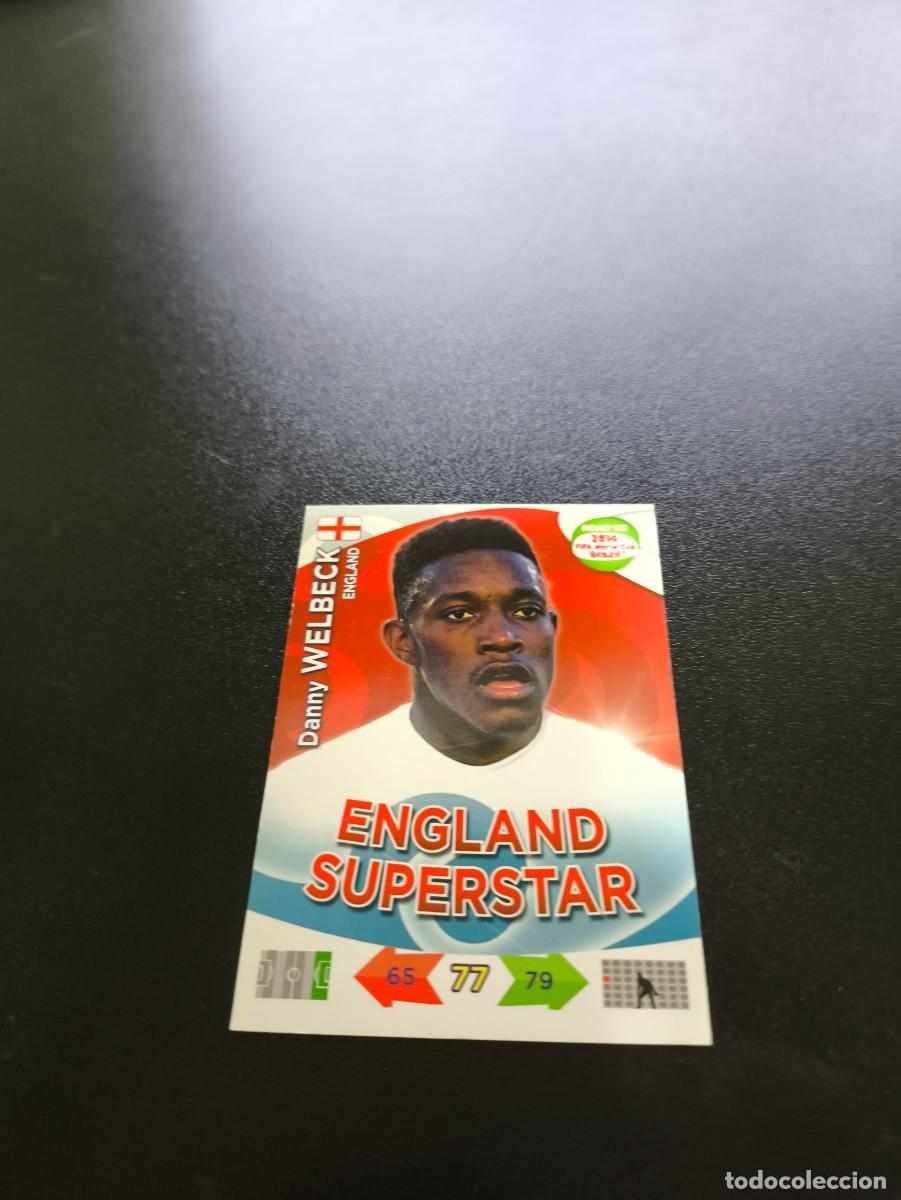 Cromos de F&uacute;tbol: Danny Welbeck SUPERSTAR UK VERSION INGLATERRA PANINI ADRENALYN ROAD TO WORLD CUP MUNDIAL BRASIL 2014
