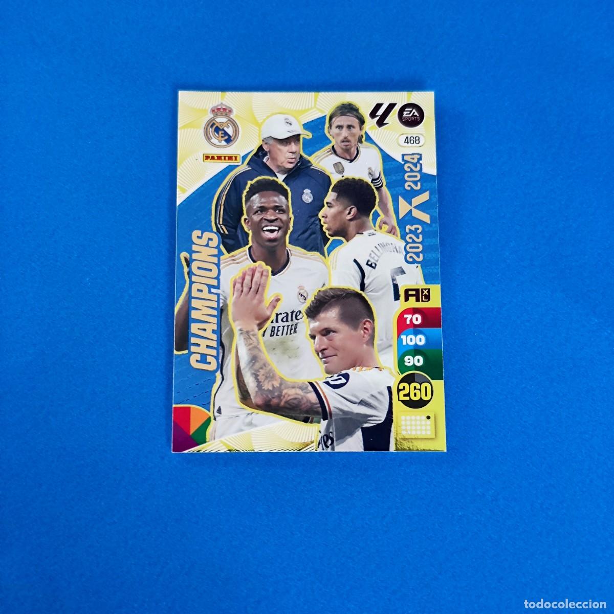 Cromos de F&uacute;tbol: Adrenalyn 2024 2025 / 24 25 Champions Card 468 Real Madrid 2023 2024 / 23 24