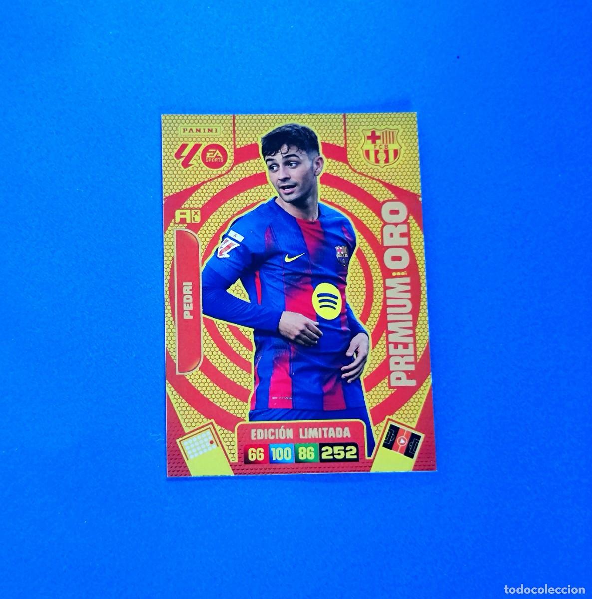 Cromos de F&uacute;tbol: Adrenalyn 2025 2026 / 25 26 Edici&oacute;n Limitada Premium Oro Pedri Barcelona