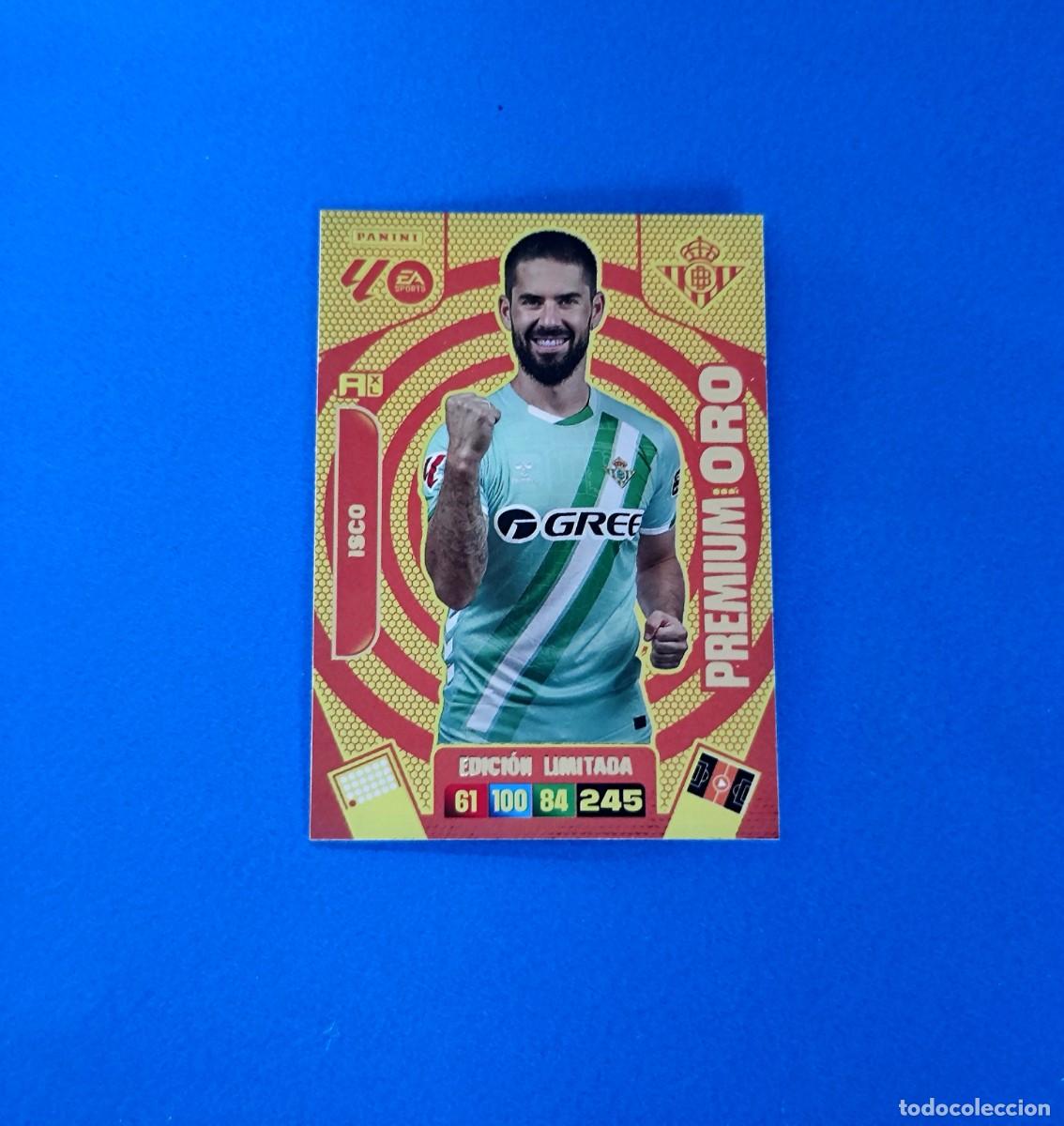 Cromos de F&uacute;tbol: Adrenalyn 2025 2026 / 25 26 Edici&oacute;n Limitada Premium Oro Isco Betis
