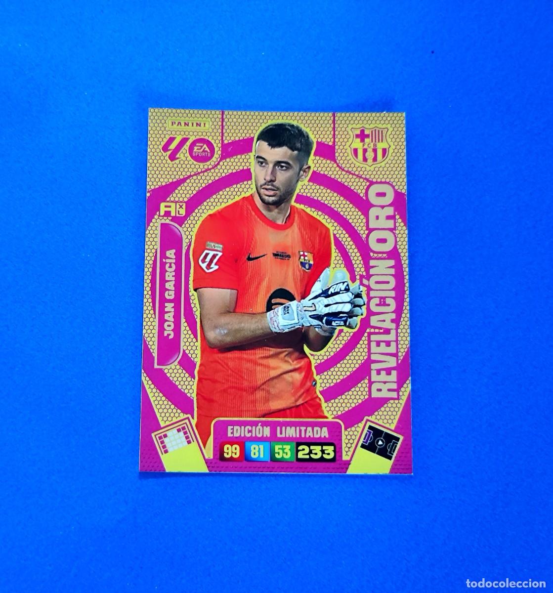 Cromos de F&uacute;tbol: Adrenalyn 2025 2026 / 25 26 Edici&oacute;n Limitada Premium Oro Joan Garc&iacute;a