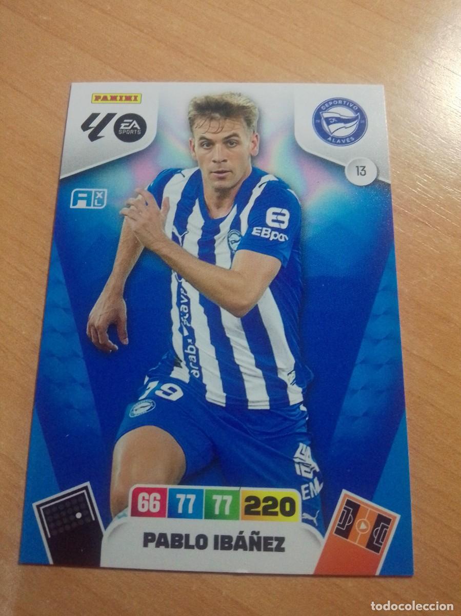 Cromos de F&uacute;tbol: 13 PABLO IB&Aacute;&Ntilde;EZ DEL ALAV&Eacute;S 25 26 ADRENALYN XL 2025 2026