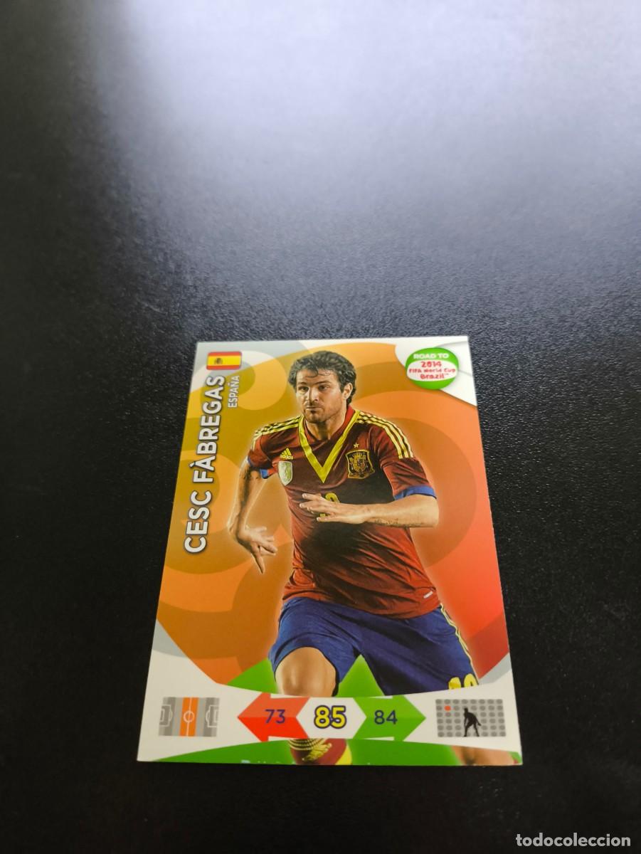 Football Stickers: Cesc F&agrave;bregas BARCELONA ESPA&Ntilde;A PANINI ADRENALYN ROAD TO WORLD CUP MUNDIAL BRASIL 2014 NO LIGA ESTE