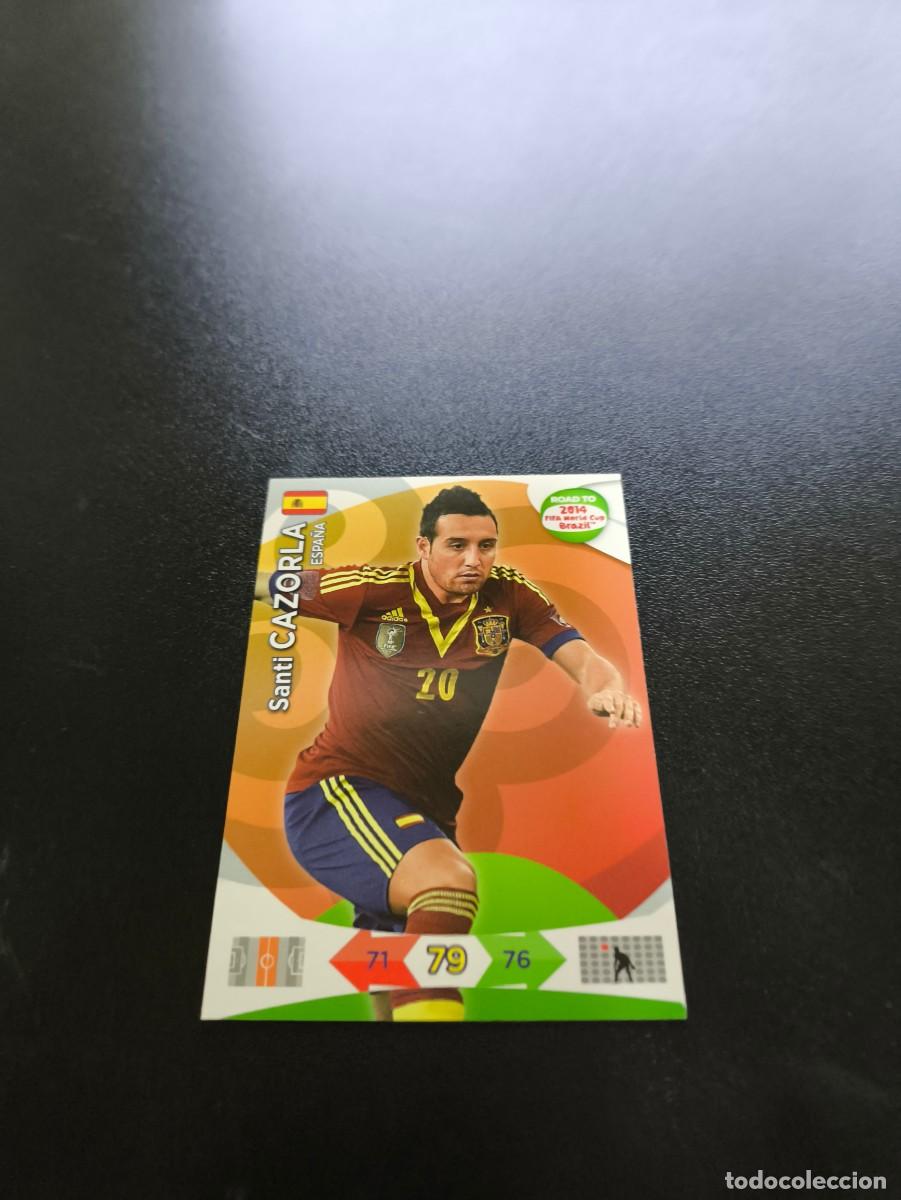 Football Stickers: Santi Cazorla OVIEDO ESPA&Ntilde;A PANINI ADRENALYN ROAD TO WORLD CUP MUNDIAL BRASIL 2014 NO LIGA ESTE