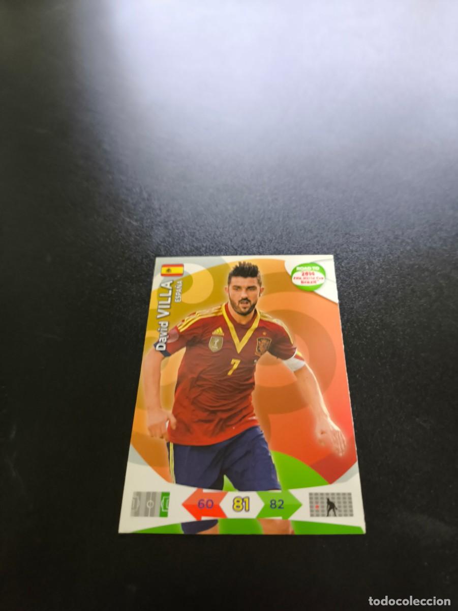 Cromos de F&uacute;tbol: David Villa BARCELONA ESPA&Ntilde;A PANINI ADRENALYN ROAD TO WORLD CUP MUNDIAL BRASIL 2014 NO LIGA ESTE