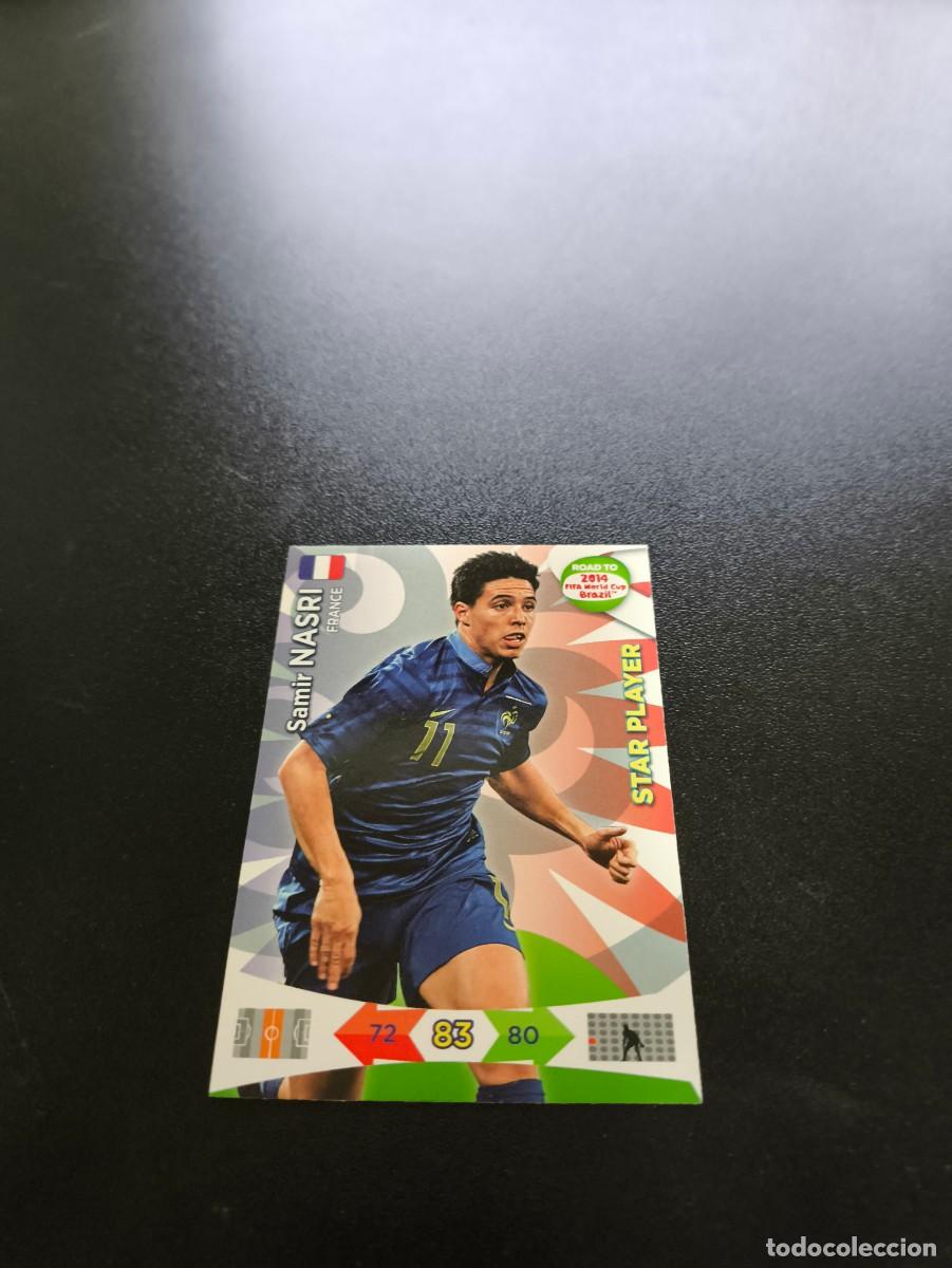 Cromos de f&uacute;tbol: Samir Nasri STAR PLAYER FRANCIA PANINI ADRENALYN ROAD TO WORLD CUP MUNDIAL BRASIL 2014 NO LIGA ESTE