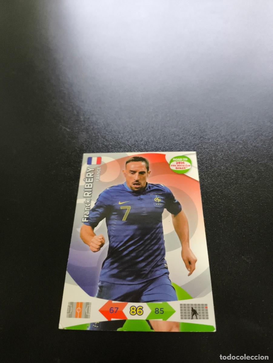 Cromos de f&uacute;tbol: Franck Rib&eacute;ry FRANCE FRANCIA PANINI ADRENALYN ROAD TO WORLD CUP MUNDIAL BRASIL 2014 NO LIGA ESTE