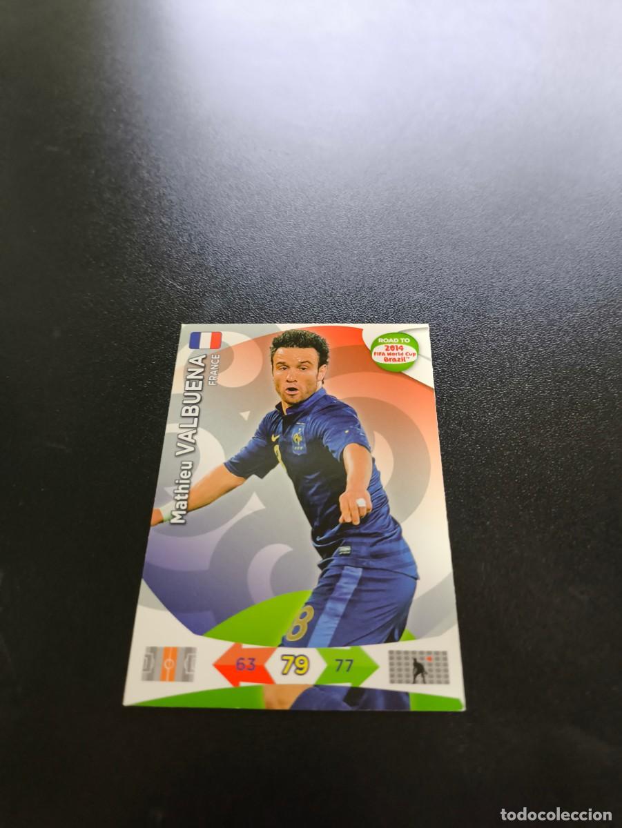 Cromos de f&uacute;tbol: Mathieu Valbuena FRANCE FRANCIA PANINI ADRENALYN ROAD TO WORLD CUP MUNDIAL BRASIL 2014 NO LIGA ESTE
