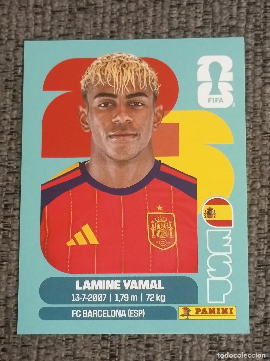 Cromos de F&uacute;tbol: LAMINE YAMAL ESP 15 STICKER MUNDIAL 2026 PANINI FIFA WORLD CUP NUEVO