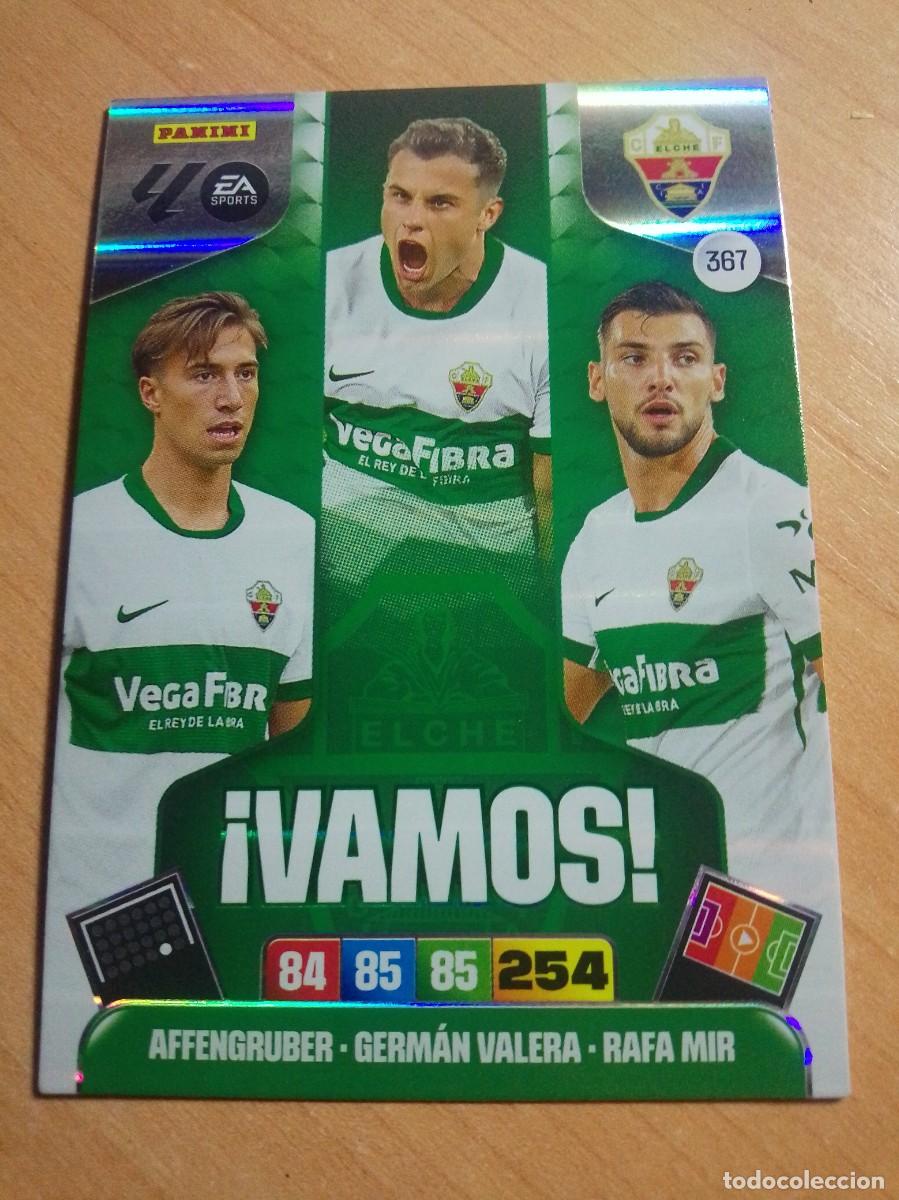 Cromos de f&uacute;tbol: 367 VAMOS DEL ELCHE 25 26 ADRENALYN XL 2025 2026