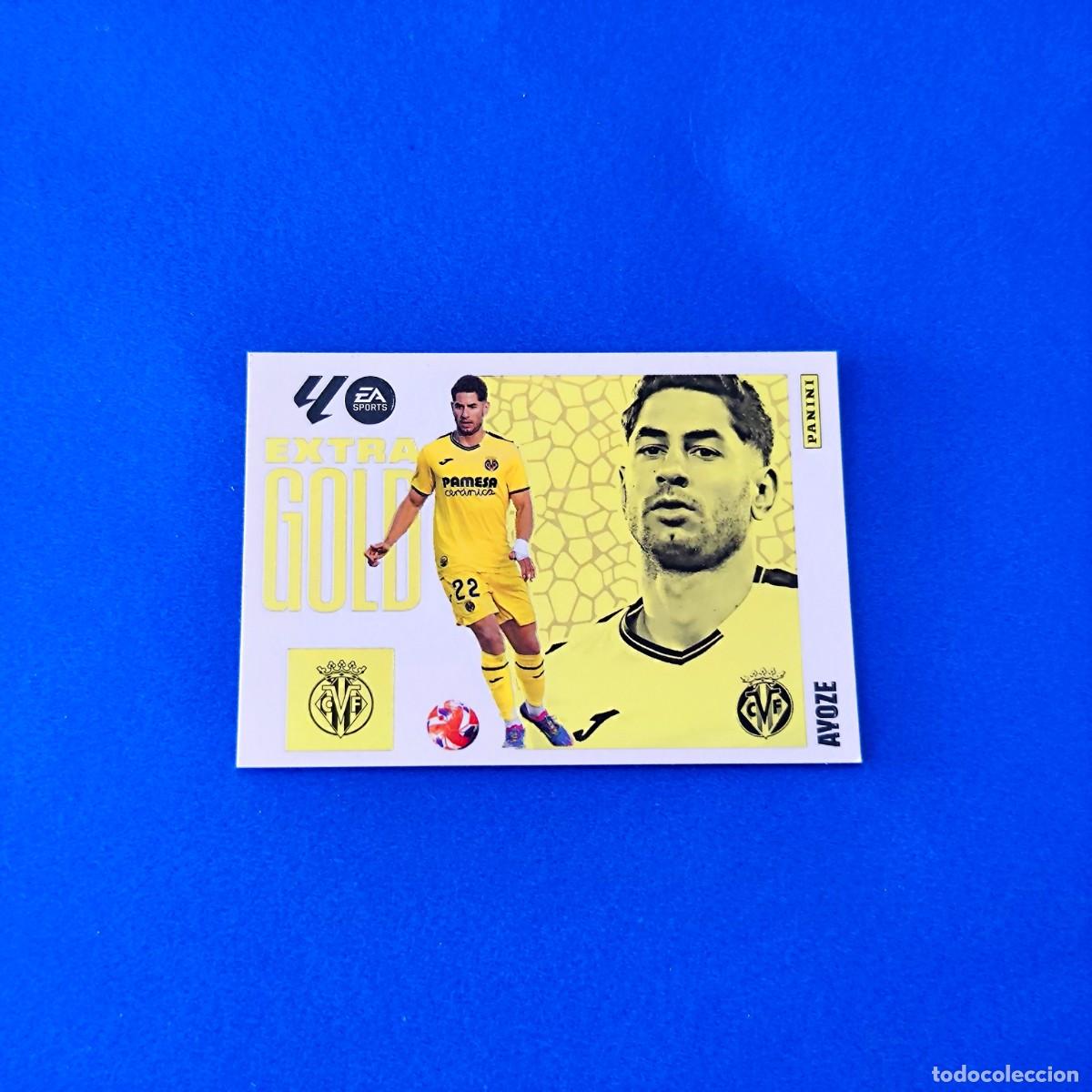 Cromos de f&uacute;tbol: Liga Este 2025 2026 / 25 26 Extra Gold Ayoze Villarreal