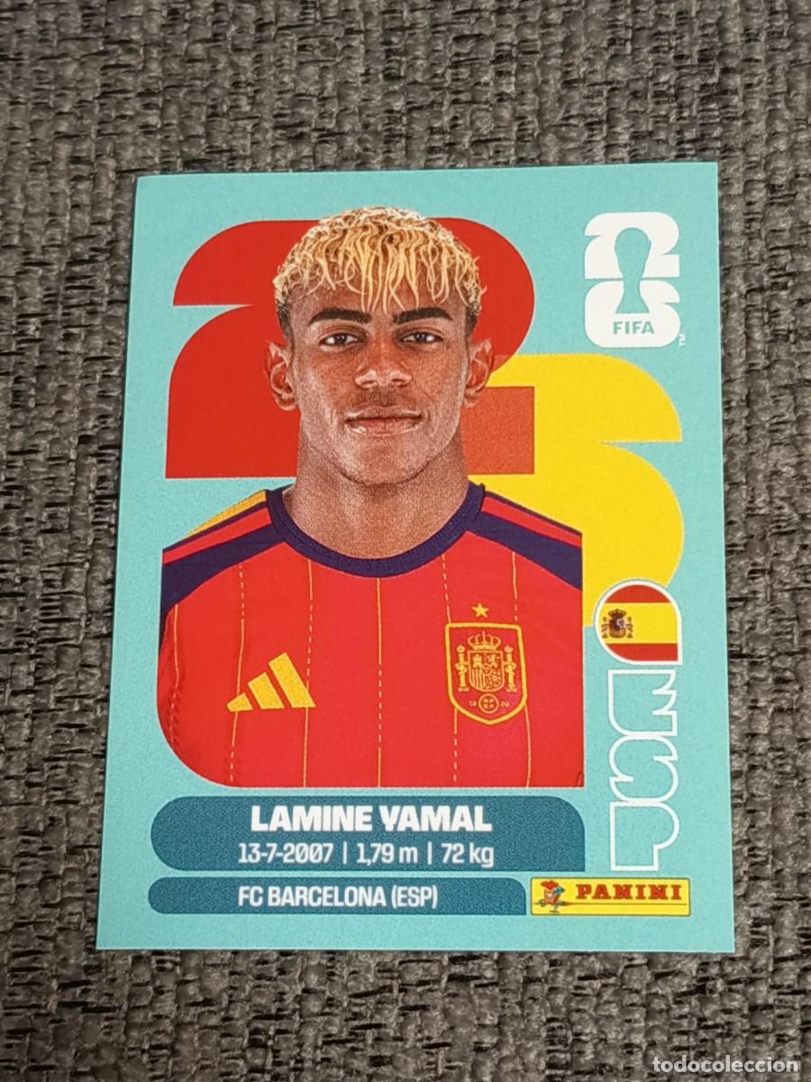 Cromos de F&uacute;tbol: LAMINE YAMAL ESP 15 STICKER MUNDIAL 2026 PANINI FIFA WORLD CUP NUEVO