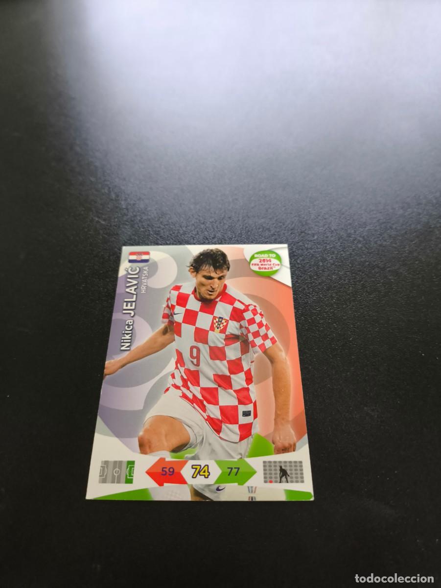 Cromos de Futebol: Nikica Jelavić CROATIA CROACIA PANINI ADRENALYN ROAD TO WORLD CUP MUNDIAL BRASIL 2014 N LIGA ESTE