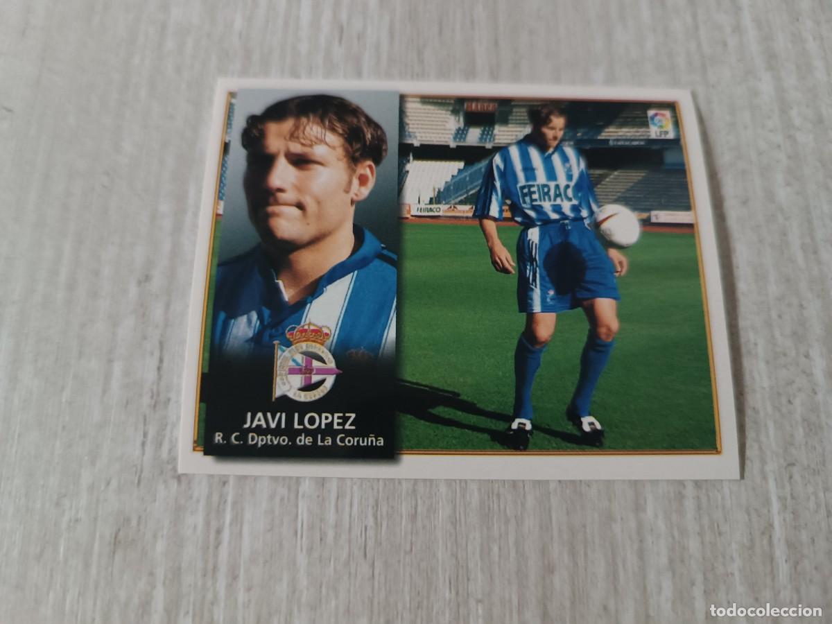 Figurine di Calcio: JAVI L&Oacute;PEZ FICHAJE 7 NUNCA PEGADO LIGA ESTE 98 99 1998 1999