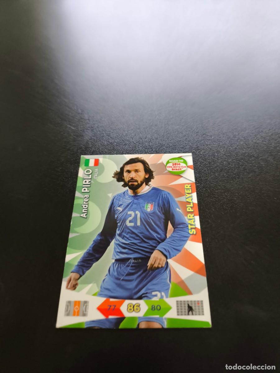 Cromos de Futebol: Andrea Pirlo STAR PLAYER ITALIA PANINI ADRENALYN ROAD TO WORLD CUP MUNDIAL BRASIL 2014 N LIGA ESTE