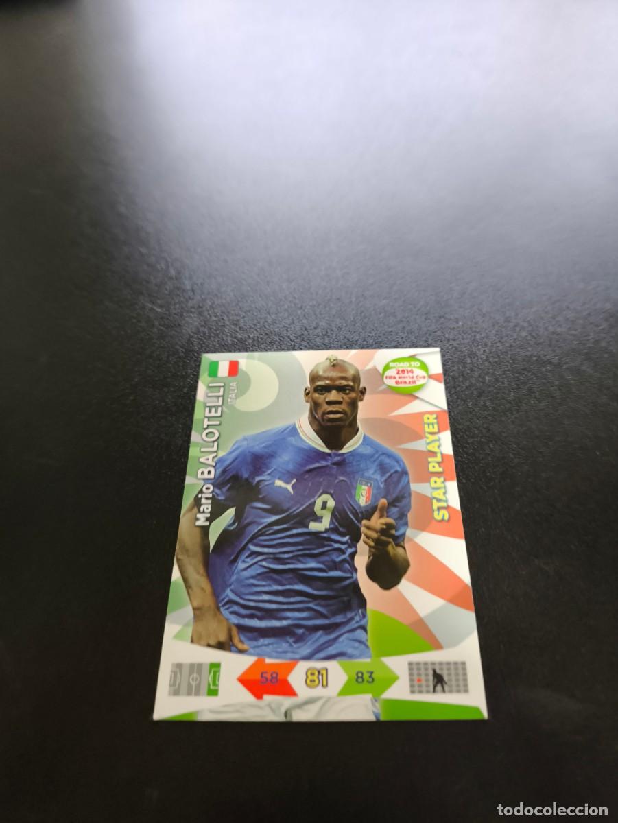 Cromos de F&uacute;tbol: Mario Balotelli STAR PLAYE ITALIA PANINI ADRENALYN ROAD TO WORLD CUP MUNDIAL BRASIL 2014 N LIGA ESTE