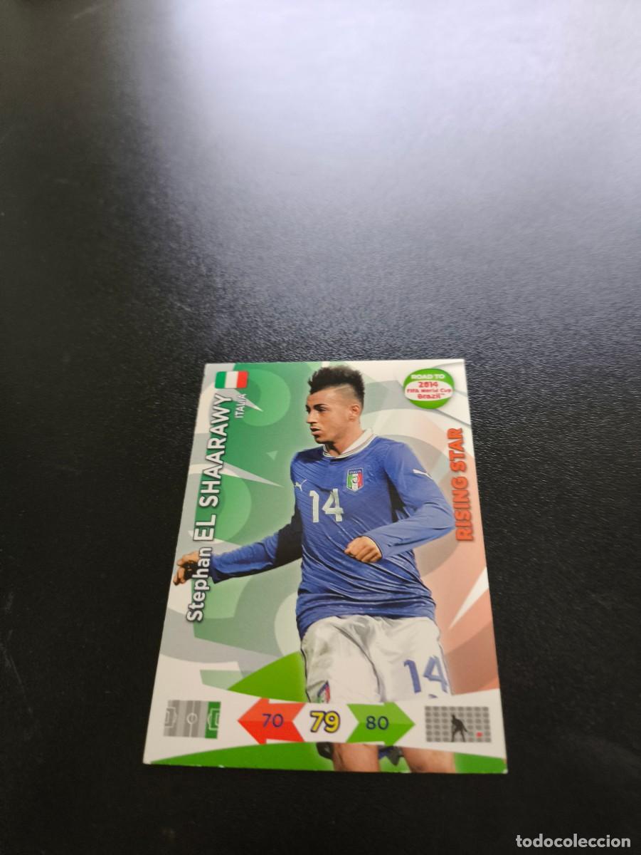 Cromos de F&uacute;tbol: Stephan El Shaarawy RISING ITALIA PANINI ADRENALYN ROAD TO WORLD CUP MUNDIAL BRASIL 2014 N LIGA ESTE