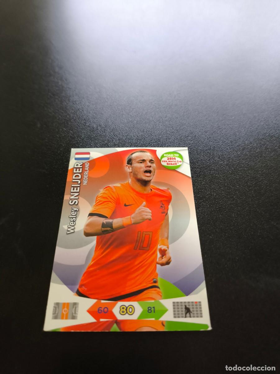 Cromos de F&uacute;tbol: Wesley Sneijder HOLANDA PANINI ADRENALYN ROAD TO WORLD CUP MUNDIAL BRASIL 2014 N LIGA ESTE