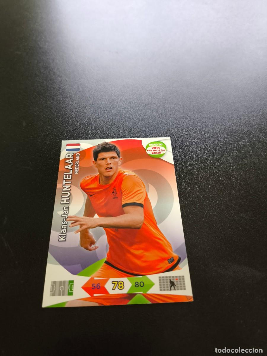 Cromos de F&uacute;tbol: Klaas-Jan Huntelaar HOLANDA PANINI ADRENALYN ROAD TO WORLD CUP MUNDIAL BRASIL 2014 N LIGA ESTE