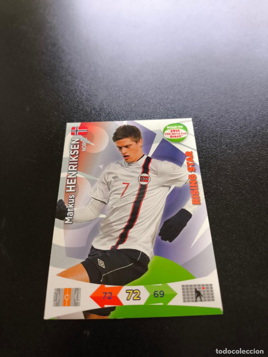 Cromos de F&uacute;tbol: Markus Henriksen NORUEGA NORWAY PANINI ADRENALYN ROAD TO WORLD CUP MUNDIAL BRASIL 2014 N LIGA ESTE