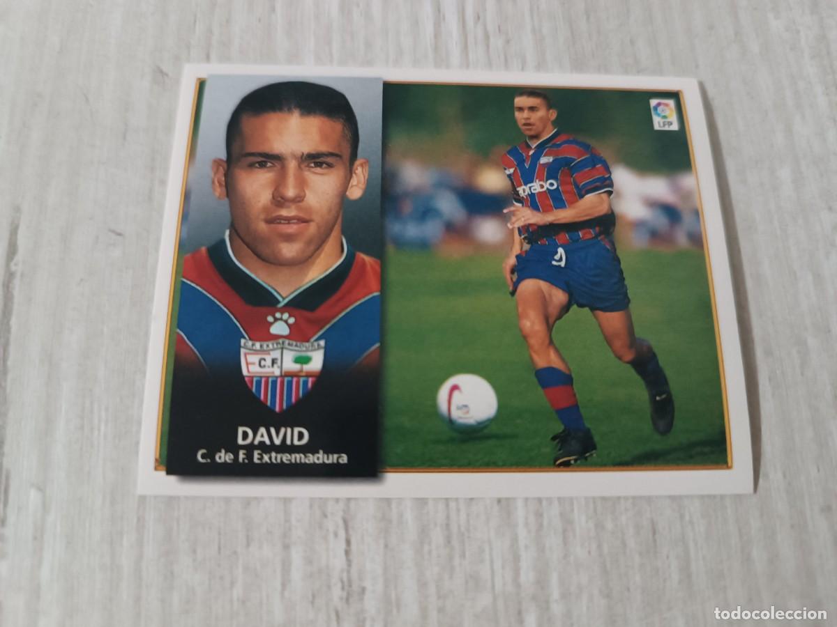 Fu&szlig;ball-Sticker: DAVID FICHAJE 23 NUNCA PEGADO LIGA ESTE 98 99 1998 1999