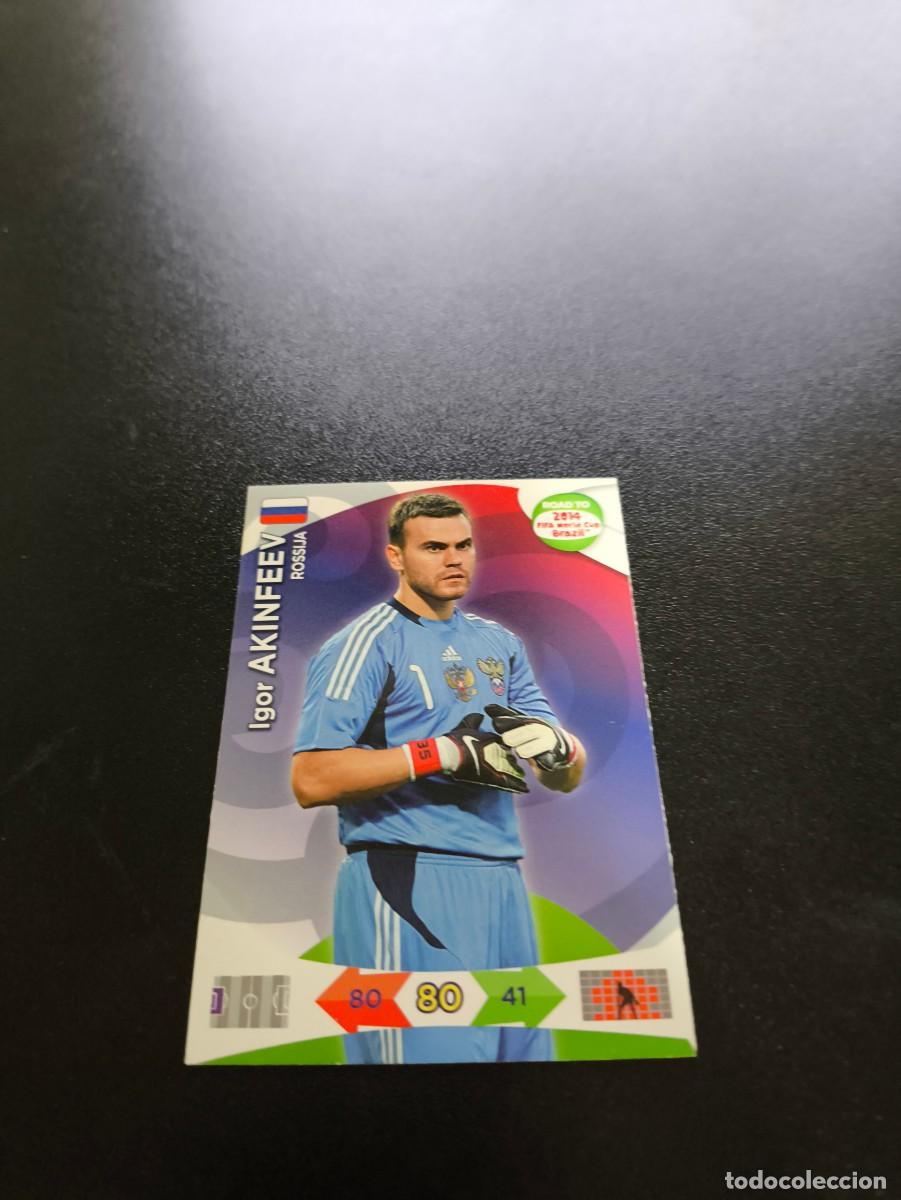 Cromos de F&uacute;tbol: Igor Akinfeev RUSIA RUSSIA PANINI ADRENALYN ROAD TO WORLD CUP MUNDIAL BRASIL 2014 N LIGA ESTE