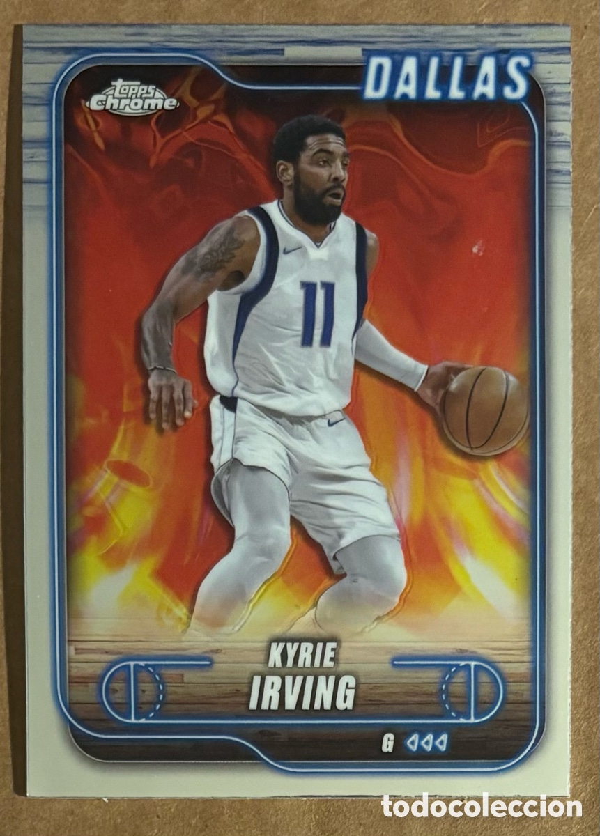 Cromos de F&uacute;tbol: KYRIE IRVING (DALLAS). CARTA TOPPS CHROME 2024 NBA. #117.