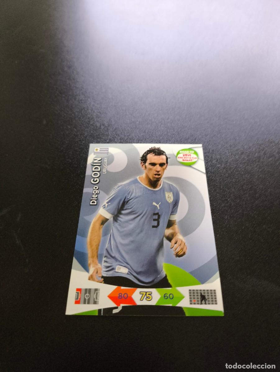 Cromos de F&uacute;tbol: Diego Godin URUGUAY PANINI ADRENALYN ROAD TO WORLD CUP MUNDIAL BRASIL 2014 N LIGA ESTE