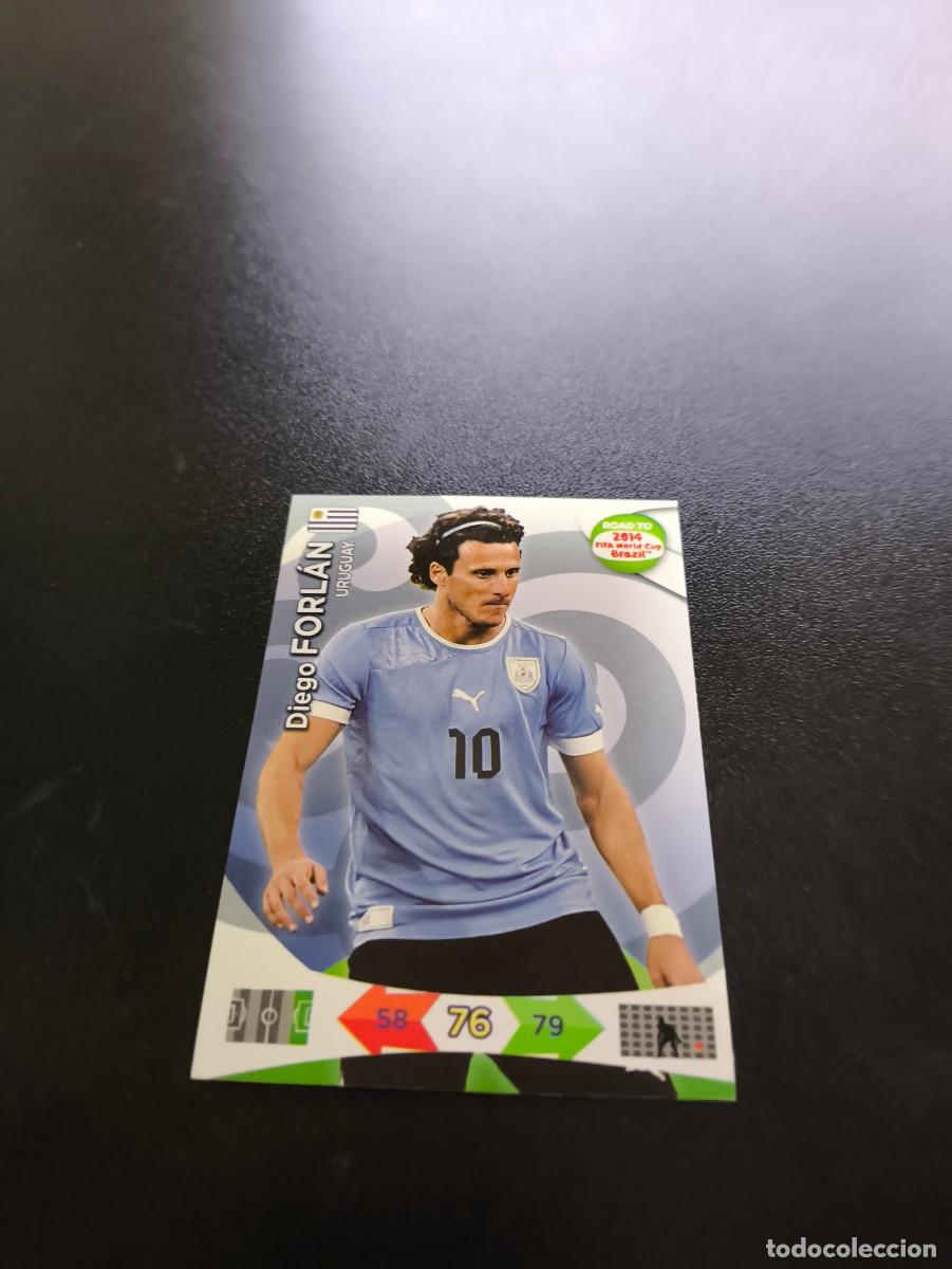 Cromos de F&uacute;tbol: Diego Forl&aacute;n URUGUAY PANINI ADRENALYN ROAD TO WORLD CUP MUNDIAL BRASIL 2014 N LIGA ESTE