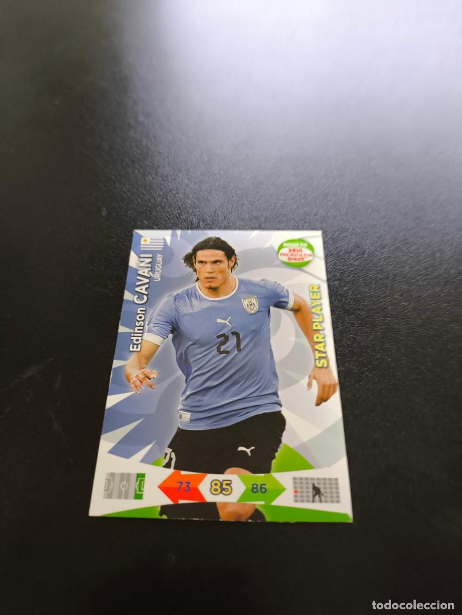 Cromos de F&uacute;tbol: Edinson Cavani STAR PLAYE URUGUAY PANINI ADRENALYN ROAD TO WORLD CUP MUNDIAL BRASIL 2014 N LIGA ESTE