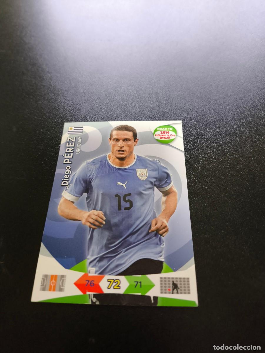 Cromos de F&uacute;tbol: Diego P&eacute;rez URUGUAY PANINI ADRENALYN ROAD TO WORLD CUP MUNDIAL BRASIL 2014 N LIGA ESTE