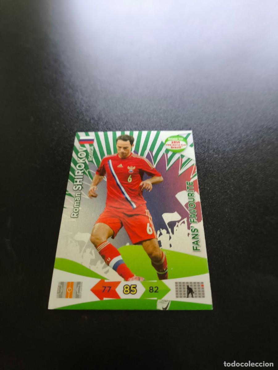 Cromos de F&uacute;tbol: Roman Shirokov RUSIA FANS FAVOURITE PANINI ADRENALYN ROAD TO WORLD CUP MUNDIAL BRASIL 2014 N LIGA