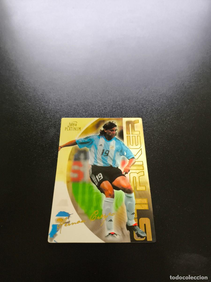 Cromos de F&uacute;tbol: 2 Hernan Crespo ARGENTINA Strickers FUTERA WORLD CUP FOOTBALL 2003 2004 NO PANINI LIGA ESTE