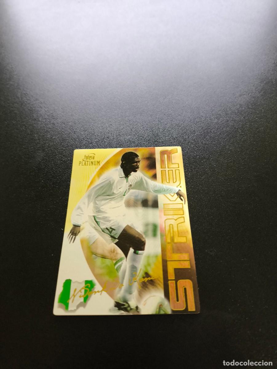 Cromos de F&uacute;tbol: 7 Kanu Nwankwo NIGERIA STRICKERS FUTERA WORLD CUP FOOTBALL 2003 2004 NO PANINI LIGA ESTE